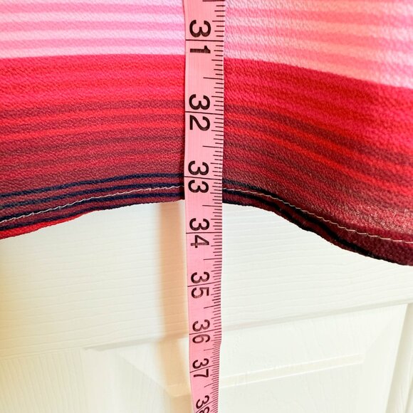 Judith March Colorful Striped Short Sleeve Flowy Dress - Picture 8 of 8